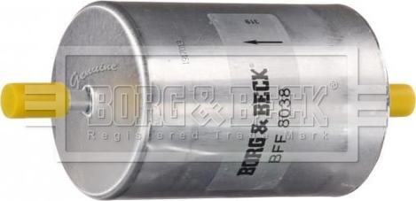 Borg & Beck BFF8038 - Degvielas filtrs autodraugiem.lv