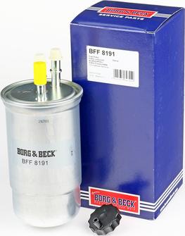Borg & Beck BFF8191 - Degvielas filtrs autodraugiem.lv