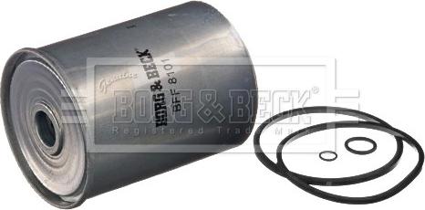 Borg & Beck BFF8101 - Degvielas filtrs autodraugiem.lv