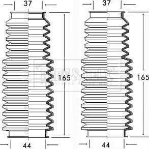 Borg & Beck BSG3086 - Putekļusargu komplekts, Stūres iekārta autodraugiem.lv