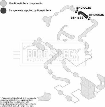 Borg & Beck BTH1688 - Pūtes sistēmas gaisa caurule autodraugiem.lv