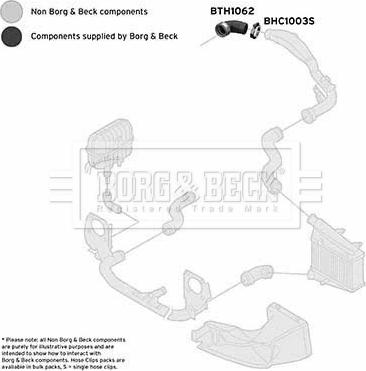 Borg & Beck BTH1062 - Gaisa tvērēja caurule, Gaisa filtrs autodraugiem.lv