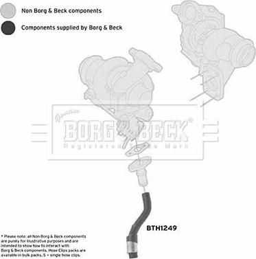 Borg & Beck BTH1249 - Pūtes sistēmas gaisa caurule autodraugiem.lv