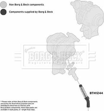 Borg & Beck BTH1244 - Pūtes sistēmas gaisa caurule autodraugiem.lv