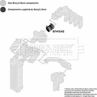 Borg & Beck BTH1242 - Pūtes sistēmas gaisa caurule autodraugiem.lv