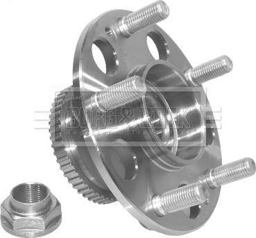 Borg & Beck BWK1022 - Riteņa rumbas gultņa komplekts autodraugiem.lv