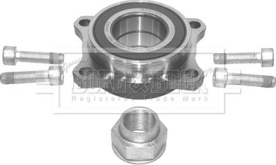 Borg & Beck BWK716 - Riteņa rumbas gultņa komplekts autodraugiem.lv
