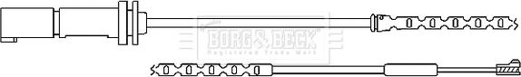 Borg & Beck BWL3091 - Indikators, Bremžu uzliku nodilums autodraugiem.lv