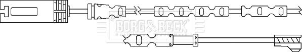Borg & Beck BWL3057 - Indikators, Bremžu uzliku nodilums autodraugiem.lv