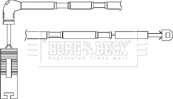 Borg & Beck BWL3036 - Indikators, Bremžu uzliku nodilums autodraugiem.lv