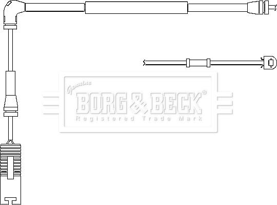 Borg & Beck BWL3026 - Indikators, Bremžu uzliku nodilums autodraugiem.lv