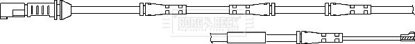 Borg & Beck BWL3104 - Indikators, Bremžu uzliku nodilums autodraugiem.lv