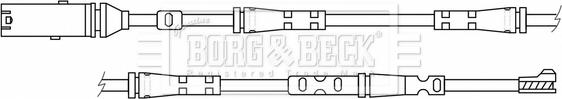 Borg & Beck BWL3189 - Indikators, Bremžu uzliku nodilums autodraugiem.lv