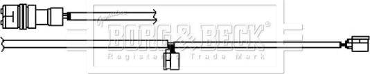 Borg & Beck BWL3129 - Indikators, Bremžu uzliku nodilums autodraugiem.lv
