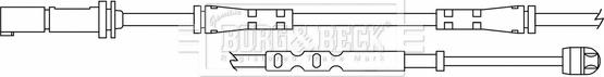 Borg & Beck BWL3174 - Indikators, Bremžu uzliku nodilums autodraugiem.lv