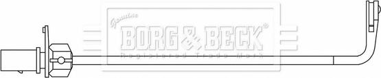 Borg & Beck BWL3176 - Indikators, Bremžu uzliku nodilums autodraugiem.lv