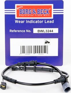 Borg & Beck BWL3244 - Indikators, Bremžu uzliku nodilums autodraugiem.lv