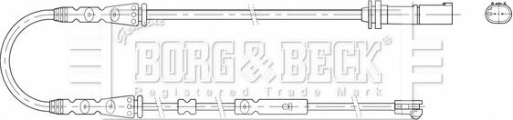 Borg & Beck BWL3209 - Indikators, Bremžu uzliku nodilums autodraugiem.lv