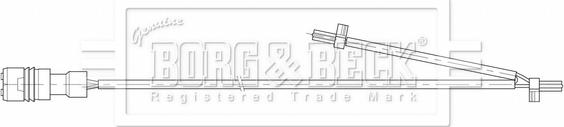Borg & Beck BWL3204 - Indikators, Bremžu uzliku nodilums autodraugiem.lv