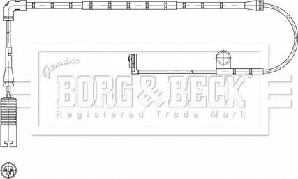 Borg & Beck BWL3211 - Indikators, Bremžu uzliku nodilums autodraugiem.lv