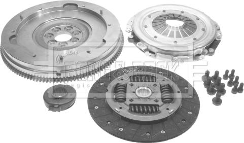 Borg & Beck HKF1017 - Pārveidošanas komplekts, Sajūgs autodraugiem.lv