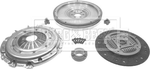 Borg & Beck HKF1038 - Pārveidošanas komplekts, Sajūgs autodraugiem.lv