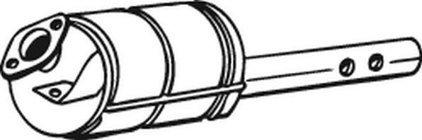 Bosal 095-220 - Nosēdumu / Daļiņu filtrs, Izplūdes gāzu sistēma autodraugiem.lv