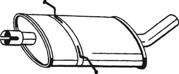 Bosal 175-429 - Vidējais izpl. gāzu trokšņa slāpētājs autodraugiem.lv