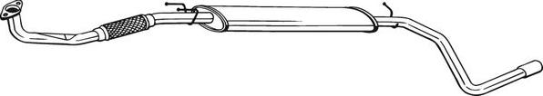 Bosal 290-305 - Vidējais izpl. gāzu trokšņa slāpētājs autodraugiem.lv