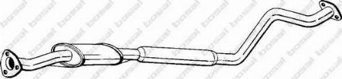 Bosal 286-283 - Vidējais izpl. gāzu trokšņa slāpētājs autodraugiem.lv