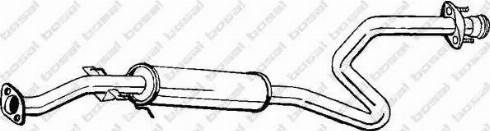 Bosal 283-793 - Vidējais izpl. gāzu trokšņa slāpētājs autodraugiem.lv