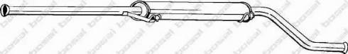 Bosal 282-991 - Vidējais izpl. gāzu trokšņa slāpētājs autodraugiem.lv