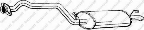 Bosal 282-965 - Izplūdes gāzu trokšņa slāpētājs (pēdējais) autodraugiem.lv