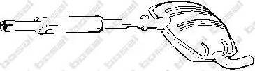 Bosal 279-275 - Vidējais izpl. gāzu trokšņa slāpētājs autodraugiem.lv