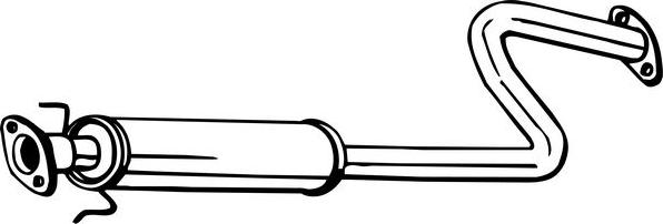 Bosal 278-111 - Vidējais izpl. gāzu trokšņa slāpētājs autodraugiem.lv