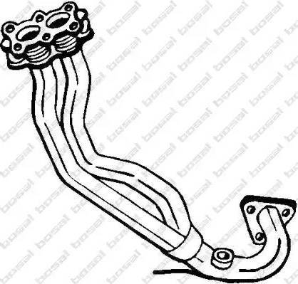 Bosal 753-001 - Izplūdes caurule autodraugiem.lv