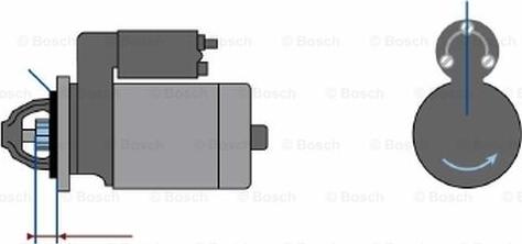 BOSCH 9 000 143 204 - Starteris autodraugiem.lv