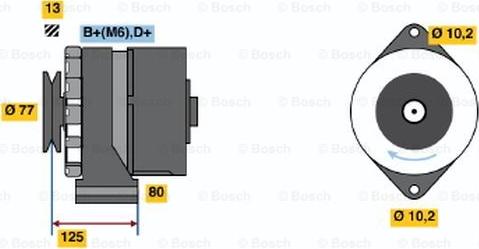 BOSCH 9 120 144 101 - Ģenerators autodraugiem.lv