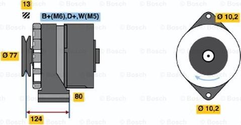 BOSCH 9 120 144 122 - Ģenerators autodraugiem.lv