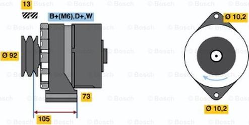 BOSCH 9 120 144 127 - Ģenerators autodraugiem.lv