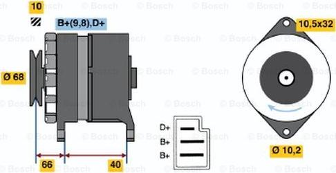 BOSCH 9 120 144 288 - Ģenerators autodraugiem.lv