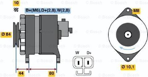 BOSCH 9 120 334 641 - Ģenerators autodraugiem.lv