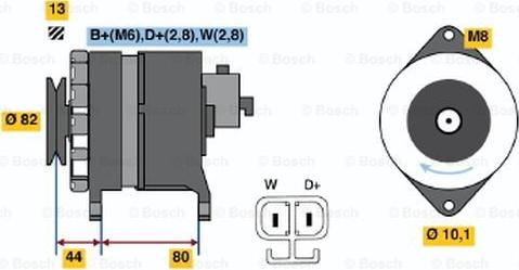 BOSCH 9 120 334 642 - Ģenerators autodraugiem.lv