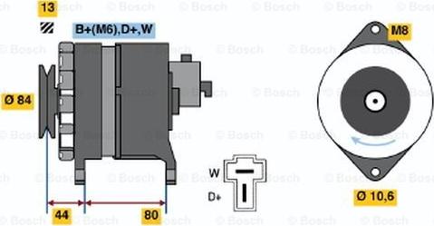 BOSCH 9 120 334 634 - Ģenerators autodraugiem.lv