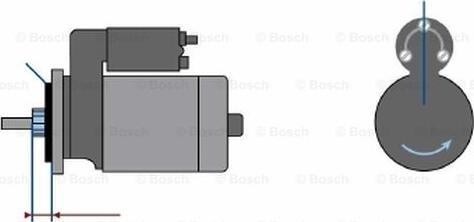 BOSCH 6 004 AA0 021 - Starteris autodraugiem.lv