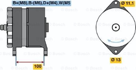 BOSCH 6 033 GB3 021 - Ģenerators autodraugiem.lv