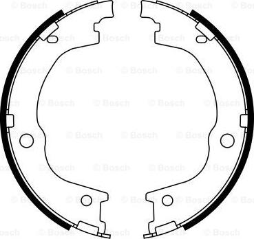 BOSCH 0 986 487 780 - Bremžu loku kompl., Stāvbremze autodraugiem.lv