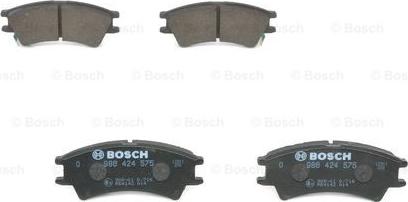 BOSCH 0 986 424 575 - Bremžu uzliku kompl., Disku bremzes autodraugiem.lv