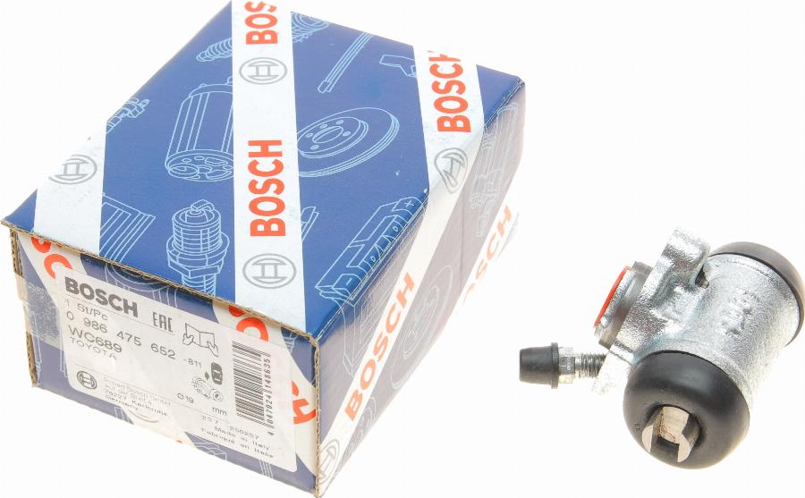 BOSCH 0 986 475 652 - Riteņa bremžu cilindrs autodraugiem.lv