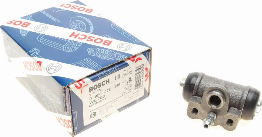 BOSCH 0 986 475 668 - Riteņa bremžu cilindrs autodraugiem.lv